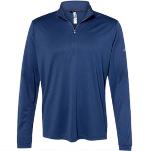 Adidas - Lightweight Quarter-Zip Pullover - A401 Men's 4XL Navy